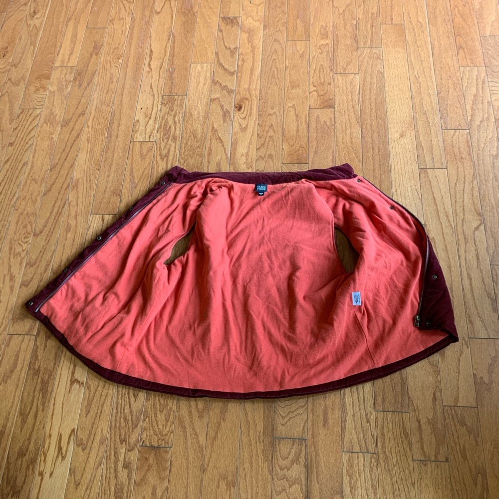 Eileen Fisher Red and Orange Vest